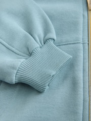 Baker by Ted Baker 3 Piece Blue Vest Hoodie & Wide Leg Joggers Set - Image 16 of 21