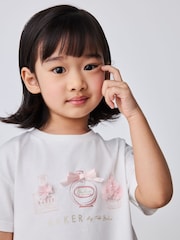 Baker by Ted Baker 2 Piece Ruffle Mesh Hem T-Shirt & Leggings Set - 圖片 4/5