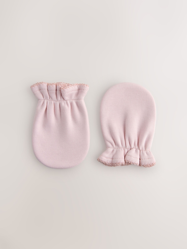 Baker by Ted Baker Pink & White Mittens 2 Pack - Image 2 of 6