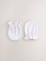 Baker by Ted Baker Pink & White Mittens 2 Pack - Image 3 of 6