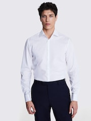 MOSS White Slim Fit Stretch Shirt - Image 1 of 4