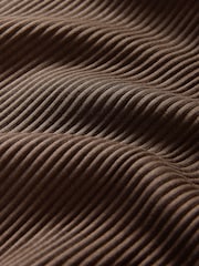 The Set Black/Chocolate Brown 2 Pack Ribbed Collared Long Sleeve Maxi Dress - Image 3 of 3