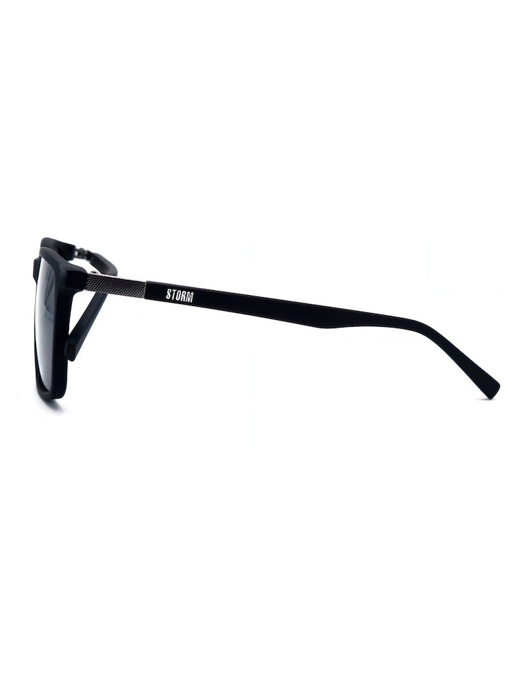 Storm Plastic Oblong Preppy Style Sun Black Reading Glasses - Image 2 of 2