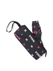 Victoria's Secret PINK Black Packable Umbrella - Image 1 of 3