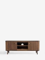 Nina Campbell Dark Mango Wood Leander Up To 55 Inch TV Unit - Image 1 of 4