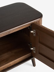 Nina Campbell Dark Mango Wood Leander Up To 55 Inch TV Unit - Image 3 of 4