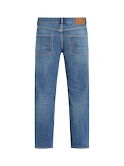 Tommy Hilfiger Blue Denton Faded Straight Leg Jeans - Image 6 of 6