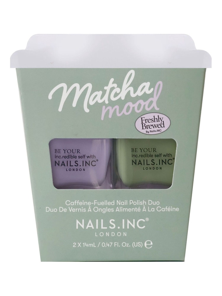 NAILS INC Matcha Mood Nail Varnishes Duo - Image 1 of 5