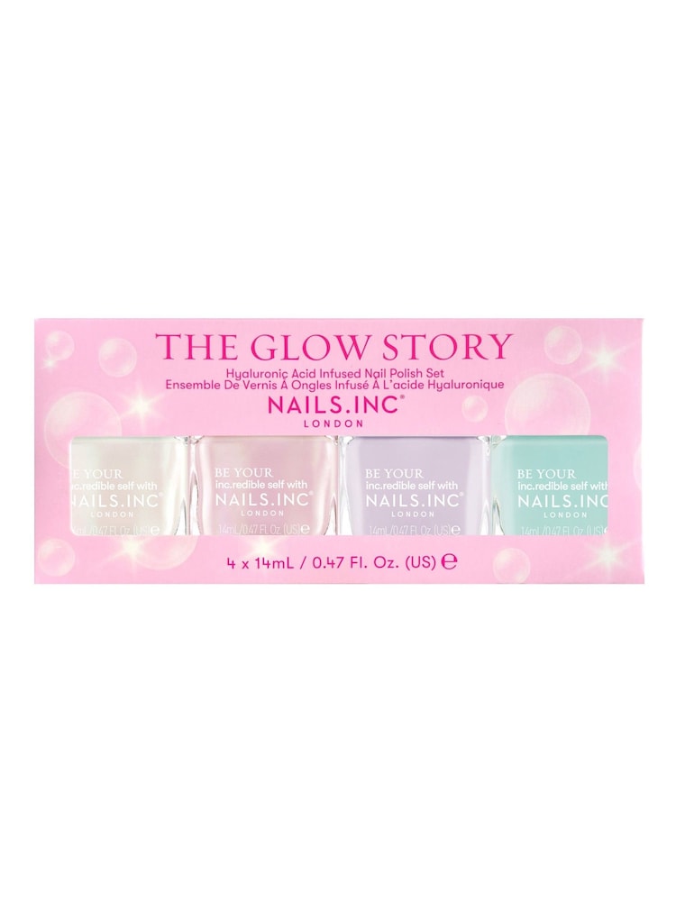 NAILS INC The Glow Story Nail Polish Quad - Image 1 of 5