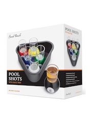 Jeray Set of 6 Various Pool Shot Glasses with Pool Tray - Image 4 of 4