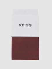 Reiss Burgundy Daniella Coloured Tights - Image 1 of 1