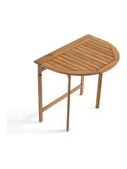 La Redoute Intérieurs Acacia Alata Table and 2 Chair Acacia Balcony Set - Image 2 of 6