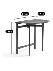 La Redoute Intérieurs Acacia Alata Table and 2 Chair Acacia Balcony Set - Image 6 of 6