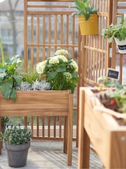 La Redoute Intérieurs Acacia Wassif Rectangular Acacia Outdoor Planter - Image 1 of 4