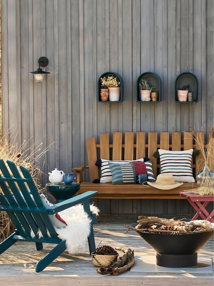 La Redoute Intérieurs Blue Zeda Adirondack Style Garden Armchair - Image 1 of 6 La Redoute Intérieurs Blue Zeda Adirondack Style Garden Armchair - Image 1 of 6