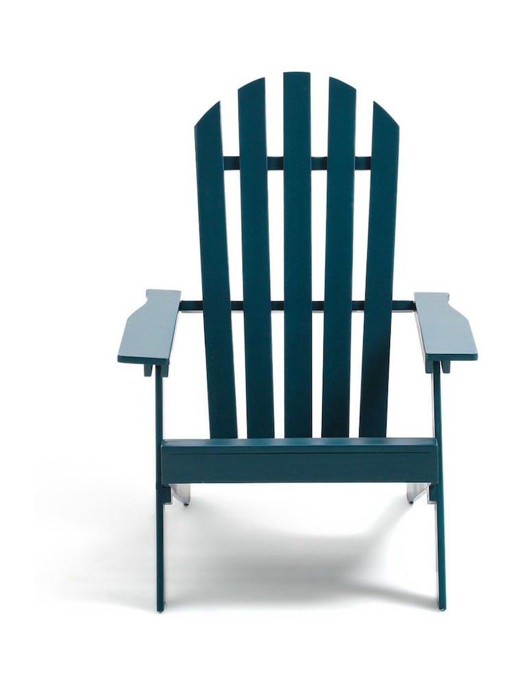 La Redoute Intérieurs Blue Zeda Adirondack Style Garden Armchair - Image 2 of 6 La Redoute Intérieurs Blue Zeda Adirondack Style Garden Armchair - Image 2 of 6