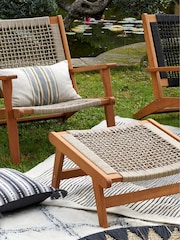 La Redoute Intérieurs Natural Ambel Eucalyptus Sun Lounger - Image 1 of 6