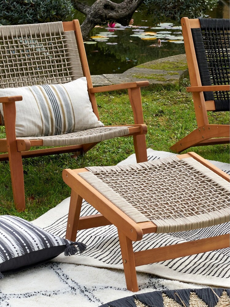 La Redoute Intérieurs Natural Ambel Eucalyptus Sun Lounger - Image 1 of 6 La Redoute Intérieurs Natural Ambel Eucalyptus Sun Lounger - Image 1 of 6