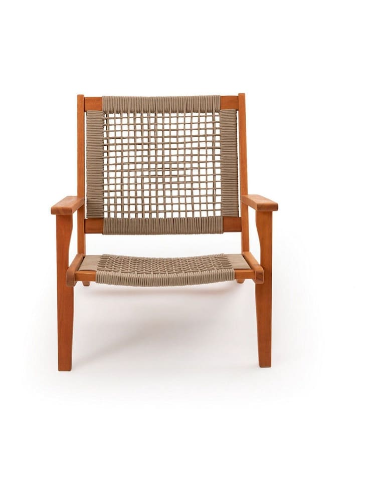 La Redoute Intérieurs Natural Ambel Eucalyptus Sun Lounger - Image 2 of 6 La Redoute Intérieurs Natural Ambel Eucalyptus Sun Lounger - Image 2 of 6