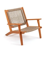 La Redoute Intérieurs Natural Ambel Eucalyptus Sun Lounger - Image 3 of 6