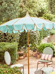 La Redoute Intérieurs Aqua Blue Avita Marquee Style Parasol - Image 1 of 6