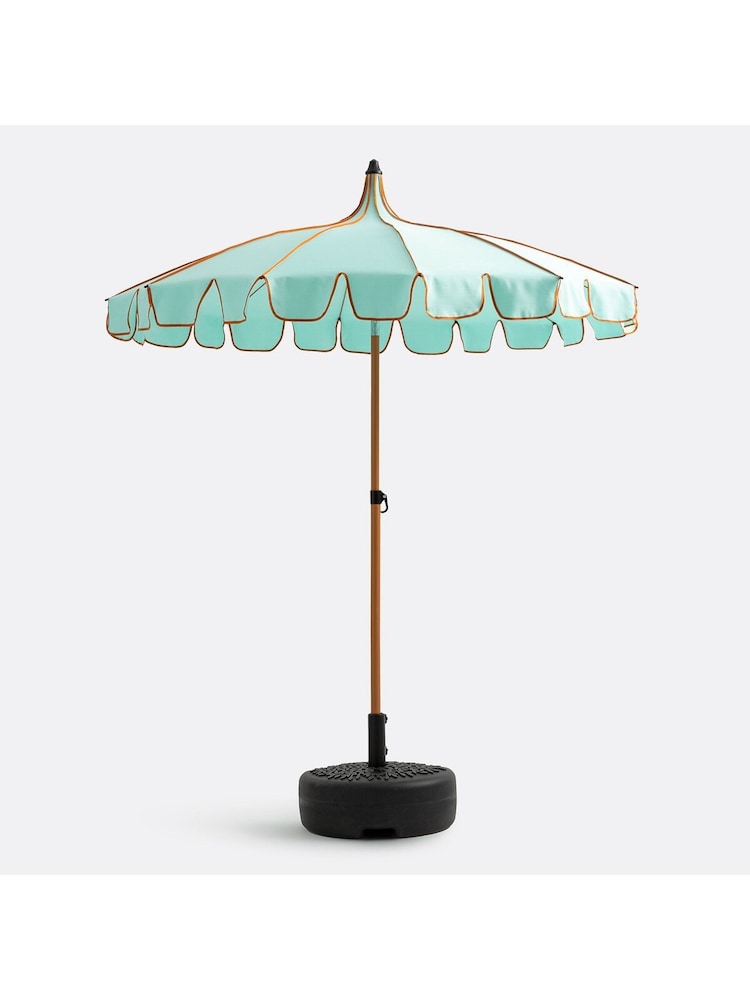 La Redoute Intérieurs Aqua Blue Avita Marquee Style Parasol - Image 2 of 6