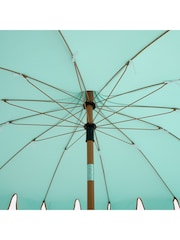 La Redoute Intérieurs Aqua Blue Avita Marquee Style Parasol - Image 4 of 6