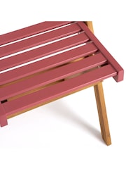 La Redoute Intérieurs 3 Piece Terracotta Dudena Acacia Garden Furniture Set - Image 7 of 7