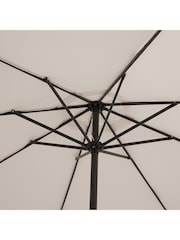 La Redoute Intérieurs White Blue Lagoa XXL Double Flounce Parasol - Image 4 of 5