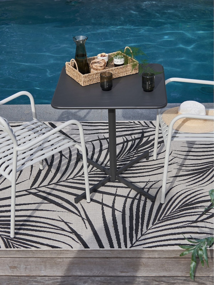 La Redoute Intérieurs Set of 2 White Manni Aluminium Garden Armchairs - Image 1 of 6