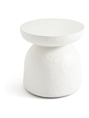 La Redoute Intérieurs Ecru Muimui Polyresin Garden End Table - Image 3 of 4