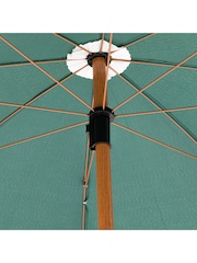 La Redoute Intérieurs Green Biara Fringed Parasol Garden Umbrella - Image 5 of 6
