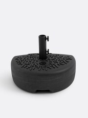 La Redoute Intérieurs Black Taris Balcony Parasol Base 2Kg - Image 2 of 3