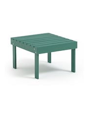 La Redoute Intérieurs Green Eucalyptus Zeda Acacia Footrest and Side Table for Garden and Patio - Image 2 of 6