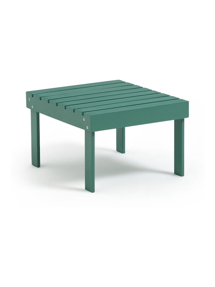 La Redoute Intérieurs Green Eucalyptus Zeda Acacia Footrest and Side Table for Garden and Patio - Image 2 of 6