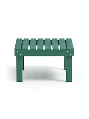 La Redoute Intérieurs Green Eucalyptus Zeda Acacia Footrest and Side Table for Garden and Patio - Image 3 of 6