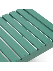 La Redoute Intérieurs Green Eucalyptus Zeda Acacia Footrest and Side Table for Garden and Patio - Image 4 of 6