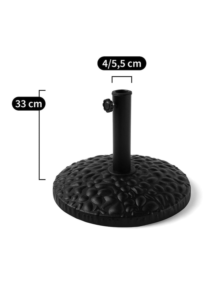 La Redoute Intérieurs Black Britiz Metal Parasol Stand 10.8Kg - Image 3 of 3