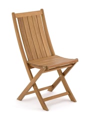 La Redoute Intérieurs Set of 2 Acacia Palera Acacia Folding Garden Chairs - Image 1 of 5
