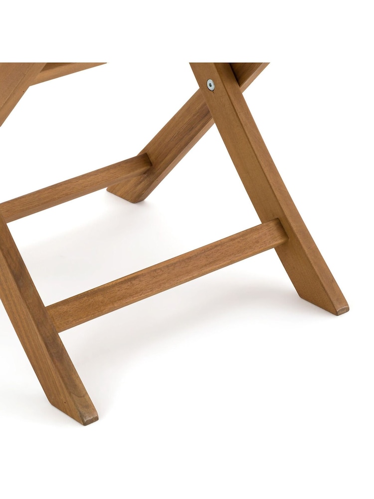 La Redoute Intérieurs Set of 2 Acacia Palera Acacia Folding Garden Chairs - Image 5 of 5