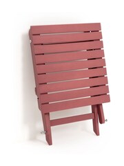 La Redoute Intérieurs Terracotta Zeda Acacia Outdoor Side Table - Image 4 of 5