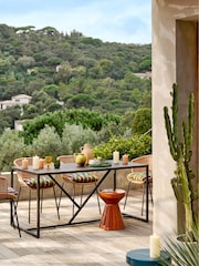 La Redoute Intérieurs Set of 2 Natural Verana Steel and Resin Garden Chairs - Image 1 of 5