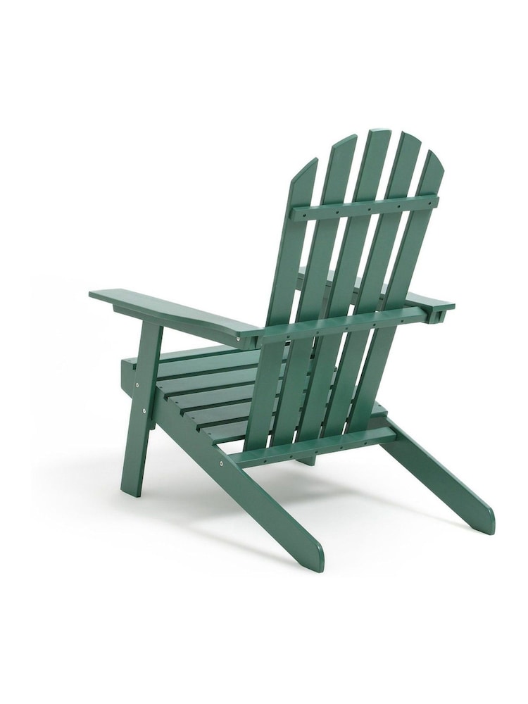 La Redoute Intérieurs Green Eucalyptus Zeda Adirondack Style Garden Armchair - Image 5 of 5