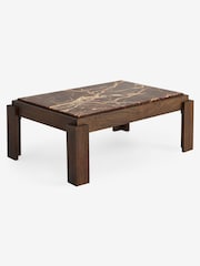 MADE.COM Red Cherry Marble Wynn Coffee Table - Image 4 of 5