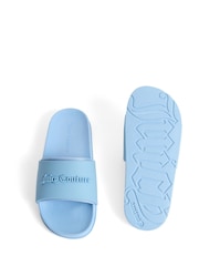 Juicy Couture Blue Embossed Sliders - Image 3 of 3