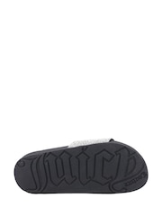 Juicy Couture Silver Donna Diamante Sliders - Image 4 of 4