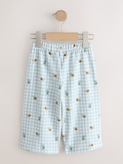 Green Gingham Bee - Evazat Pantaloni (3luni-7ani) - Imaginea 5 din 7