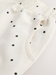 White Mono Spot Bears Embellished Barrel Trousers (3mths-7yrs) - Image 3 of 4