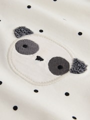White Mono Spot Bears Embellished Barrel Trousers (3mths-7yrs) - Image 4 of 4