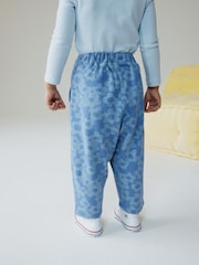 Blue Flower Embellished Barrel Trousers (3mths-7yrs) - Image 2 of 7